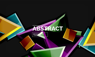 Shiny style geometric background