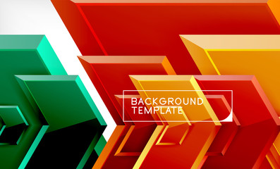 Arrow geometrical abstract background, directional wallpaper concept