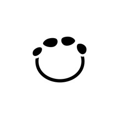 Elephant footprint icon