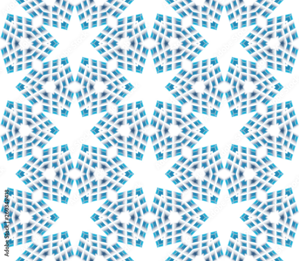 Poster abstract seamless mosaic with kaleidoscopes. psychedelic seamless patterns.