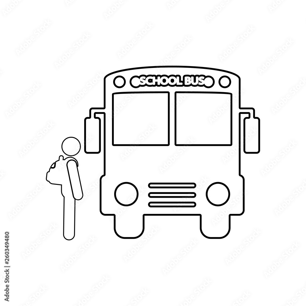 Poster back to school icon. element of back to school for mobile concept and web apps icon. outline, thin l