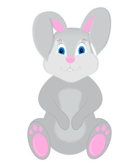 Cute rabbit cartoon - Illustration. Illustration of happy rabbit cartoon.