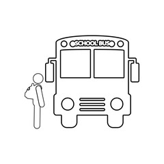 back to school icon. Element of back to school for mobile concept and web apps icon. Outline, thin line icon for website design and development, app development