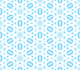 Abstract seamless mosaic with kaleidoscopes. Psychedelic seamless patterns.