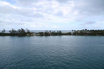 Fototapeta na wymiar Tropical paradise in the Bahamas 