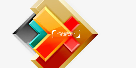 Abstract arrows composition background