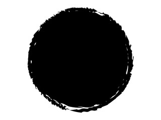 Fototapeta na wymiar Grunge stamp.Grunge paint circle.Grunge oval shape.