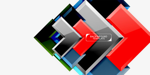 Glossy arrows background