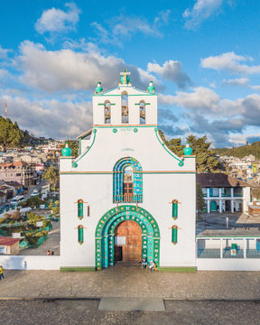 San Juan Chamula Church near San Cristobal de las Casas in Chiapas, Mexico