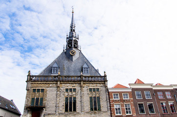 Fototapeta premium City hall of Schoonhoven, The Netherlands