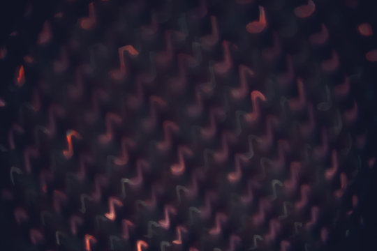 Musicality bokeh background