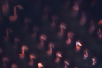 Musicality bokeh background