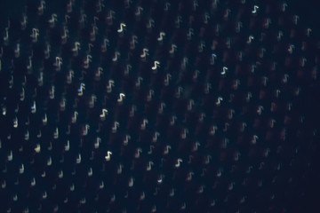 Musicality bokeh background