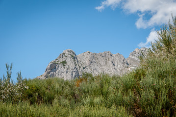 Beautiful landscape of the Palencia mountain