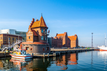 Lotsenhaus, Hafen, Stralsund, Deutschland 