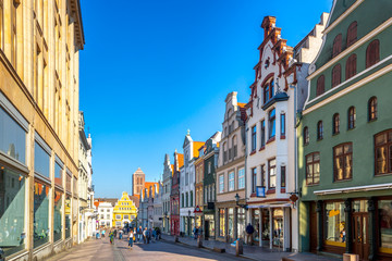 Fototapeta na wymiar Altstadt von Wismar, Deutschland 