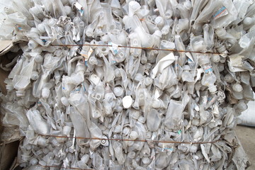 Recycling, plastic bottles