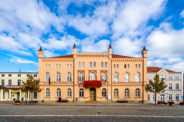 Fototapeta premium Rathaus Sternberg, Deutschland 