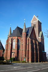 Fototapeta na wymiar Lüdenscheid Kirche St. Joseph und Medardus