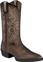 Cowboy boots - vector