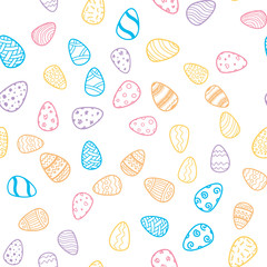 Happy Easter holiday seamless background
