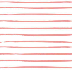 Seamless abstract pattern with hand drawn painted stripes