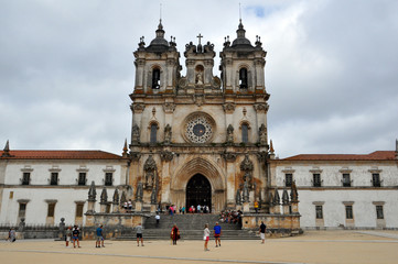 Fototapeta na wymiar Monastere Santa Maria ,Alcobaça ,Portugal