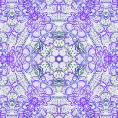 Purple light fractal flower, digital artwork for creative graphi