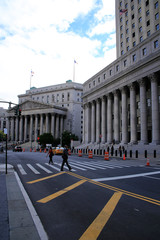 New York State Supreme Court, Thurgood Marshall Court House. Foley-Platz, New York City, New York,...