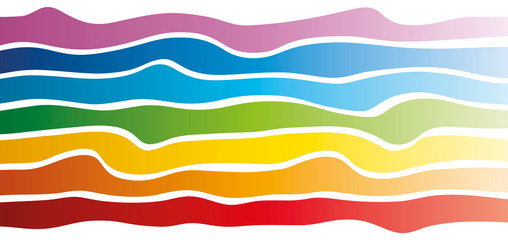 Spring Summer colorful gradient abstract landscape background © simbos