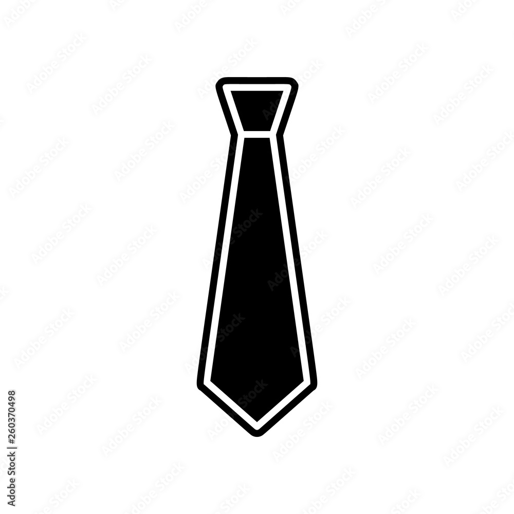 Poster tie icon. element of finance and chart for mobile concept and web apps icon. glyph, flat icon for we
