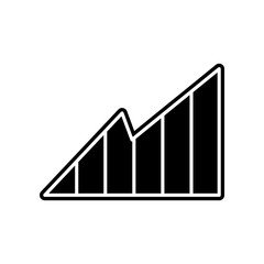 chart icon. Element of finance and chart for mobile concept and web apps icon. Glyph, flat icon for website design and development, app development