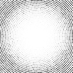 Halftone abstract dotted backgrounds for your design. Halftone effect vector pattern. Circle dots isolated on the white background.Circular gradient texture.