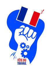 Illustration of the labor day	