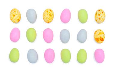 Happy Easter isolated on white background