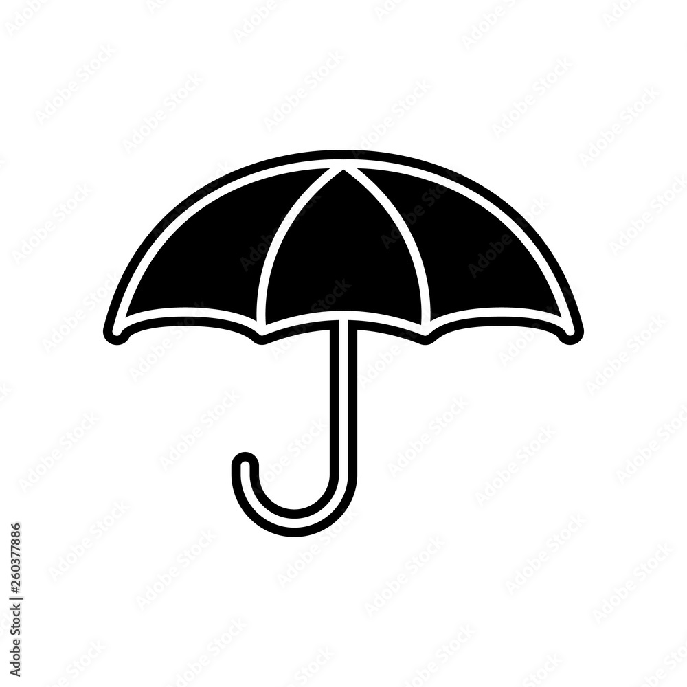 Poster umbrella icon. element of insurance for mobile concept and web apps icon. glyph, flat icon for websi