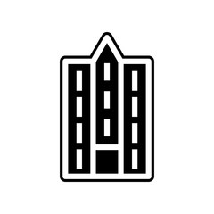 office building icon. Element of Buildings for mobile concept and web apps icon. Glyph, flat icon for website design and development, app development