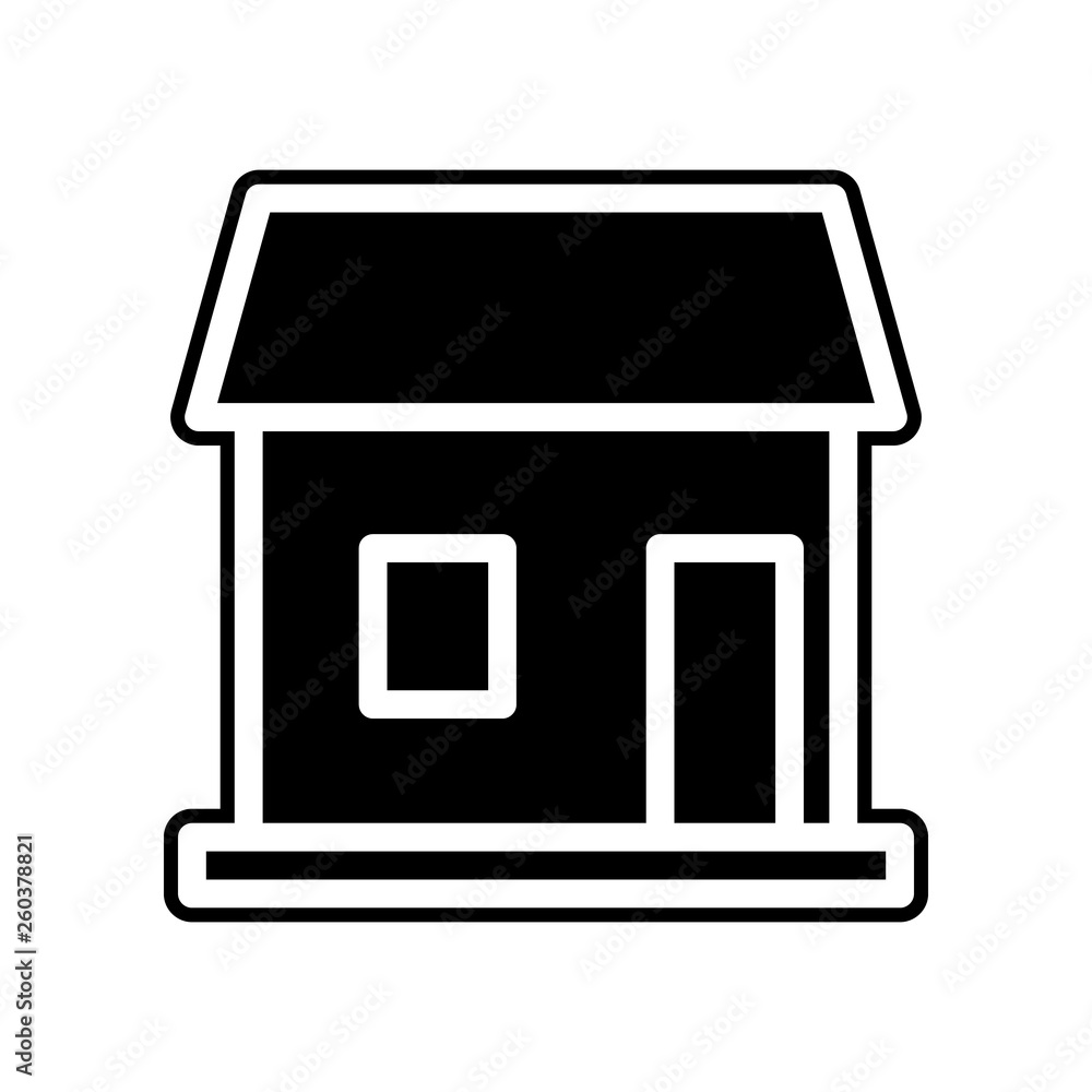 Poster stall icon. element of buildings for mobile concept and web apps icon. glyph, flat icon for website 