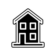 house icon. Element of Buildings for mobile concept and web apps icon. Glyph, flat icon for website design and development, app development