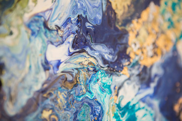 Fluid abstaction artworks