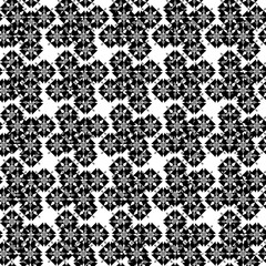 Simple ornament white and dark illustration with etnic arabic. Geometric ornament pattern.