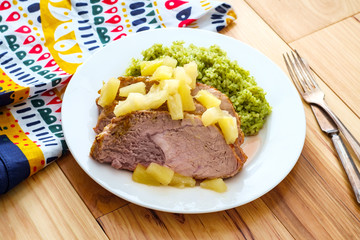 Cuban Pineapple Pork Loin