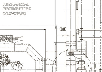 Machine-building industry. Mechanical engineering drawing. Instrument-making drawing. Computer aided design system