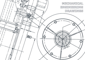 Vector engineering illustration. Cover, flyer, banner, background