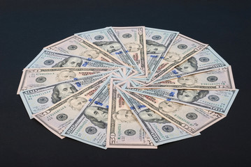 Money in the shape of a circle
