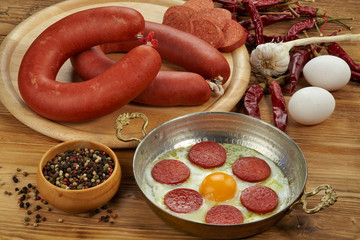 Sausage ( Turkish Sucuk ) concept photo