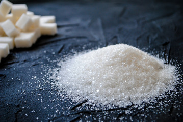 Sugar on the table