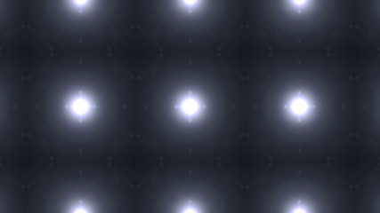 Designer abstract background with glowing individual shapes.