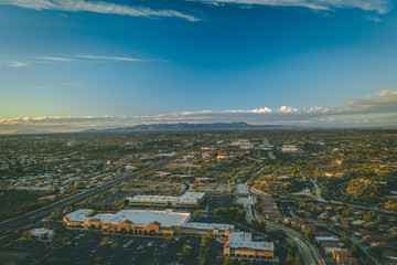Fototapeta premium Aerial view of Tucson City