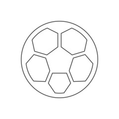 Fototapeta premium soccer ball icon. Element of Sport for mobile concept and web apps icon. Outline, thin line icon for website design and development, app development